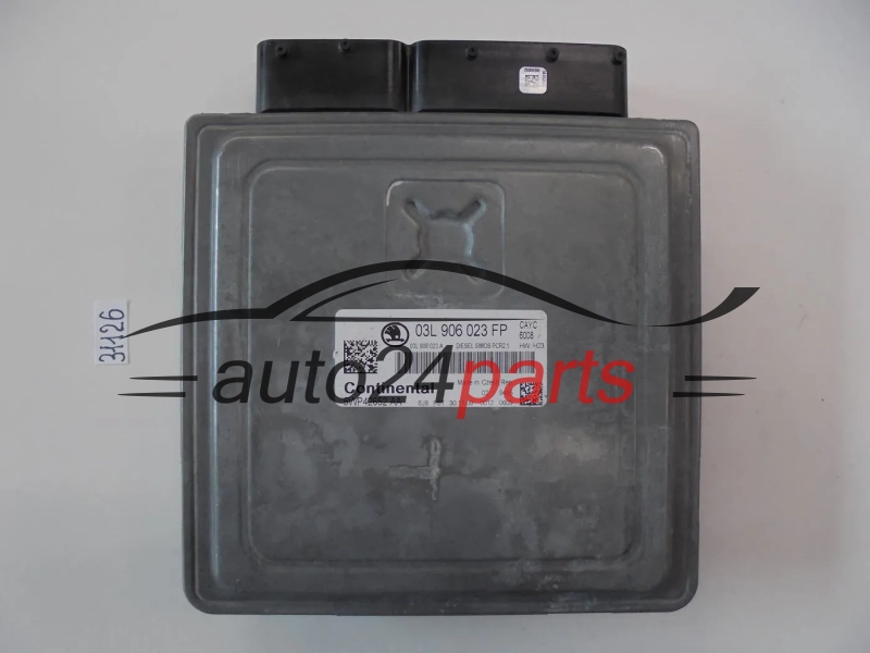 KOMPUTER STEROWNIK SILNIKA SKODA OCTAVIA 1.6 TDI CONTINENTAL 5WP42652 AA, 5WP42652AA, 03L 906 023 FP, 03L906023FP, 03L 906 023 AG, 03L906023AG