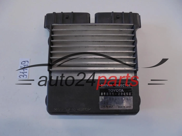 KOMPUTER STEROWNIK WTRYSKOW TOYOTA 89871-20050, 8987120050, 131000-1261, 1310001261