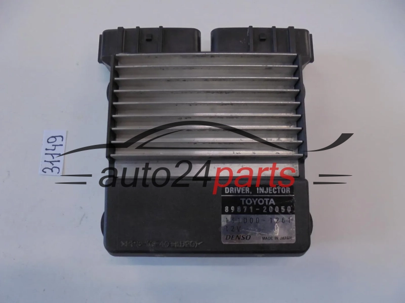 KOMPUTER STEROWNIK WTRYSKOW TOYOTA 89871-20050, 8987120050, 131000-1261, 1310001261
