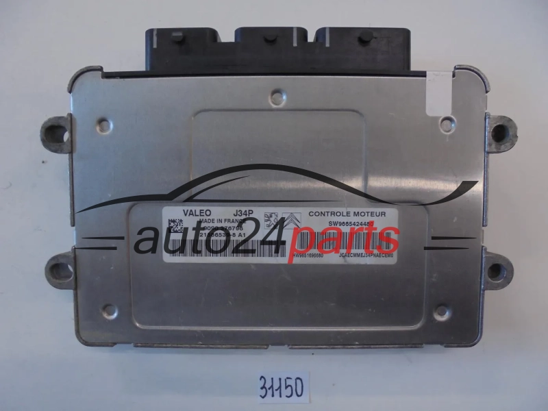 KOMPUTER STEROWNIK SILNIKA CITROEN C3 1.4 VALEO J34P 21586539-8 A, 215865398A, SW9665424480 HW9651696680