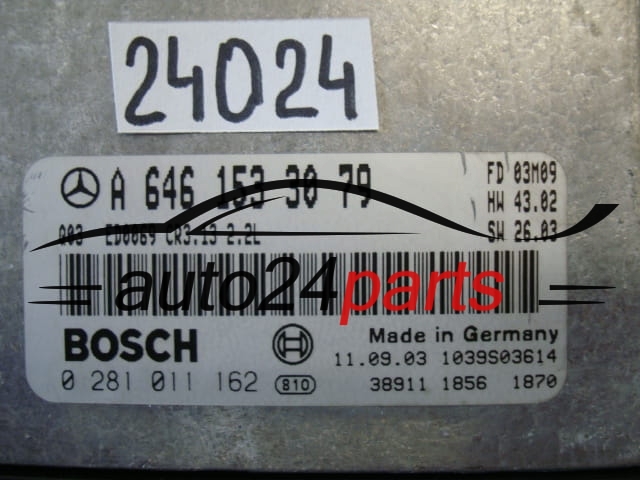 MERCEDES BENZ BOSCH 0281011162 A6461533079 CENTRALINA DO MOTORE