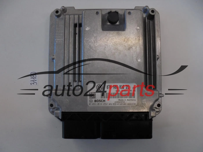 KOMPUTER STEROWNIK SILNIKA VW VOLKSWAGEN T5 2.5 TDI BOSCH 0 281 014 252, 0281014252, 070 906 016 DS, 070906016DS, EDC16U31