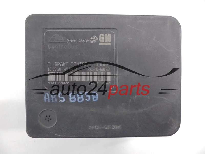 ABS POMPA I STEROWNIK OPEL ASTRA J GM 13370782 ADN, ATE 10.0206-0433.4, 10020604334, 10.0960-4534.3, 10096045343, 28.5600-6806.3, 28560068063