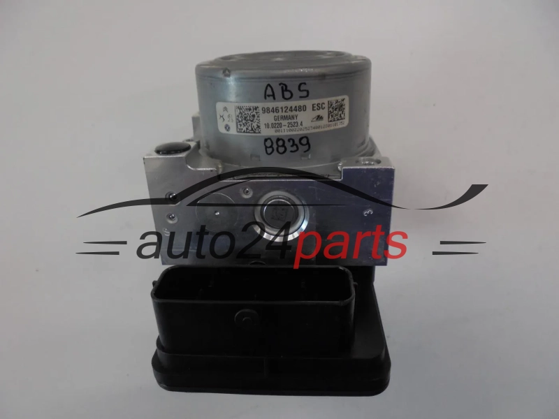 Pompe ABS et calculateur OPEL CORSA F 9846124480 10.0917-3950.3 10091739503