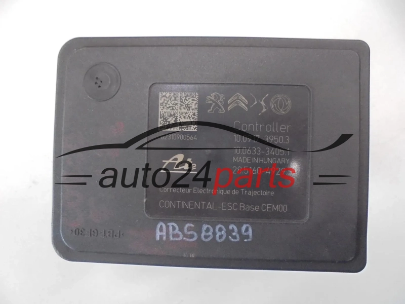 Bomba de abs  OPEL CORSA F 9846124480 10.0917-3950.3 10091739503