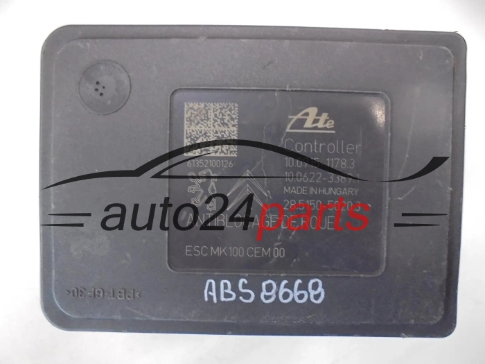 Bomba ABS y centralita CITROEN PEUGEOT 9806891780 10.0220-0377.4 10022003774 10.0915-1178.3 10091511783