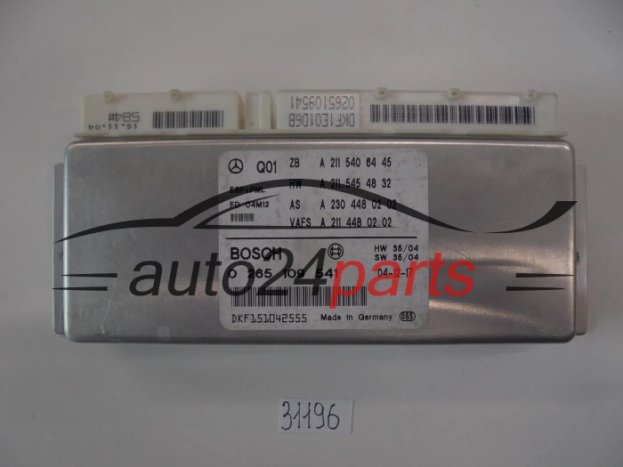 ABS STEROWNIK ESP+PML MERCEDES 0265109541 A2115406445 A2115454832 A2304480202 A2114480202