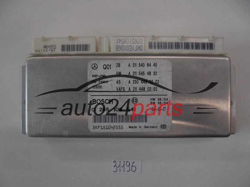 Sterownik ABS ESP PML Mercedes CLS 0265109541 A2115406445