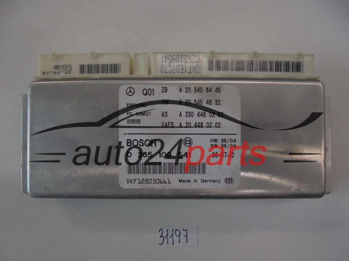 Sterownik ABS ESP PML Mercedes CLS 0265109541 A2115406445 – zdjęcie 2