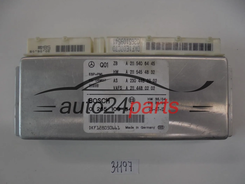 Sterownik ABS ESP PML Mercedes CLS 0265109541 A2115406445 – zdjęcie 2