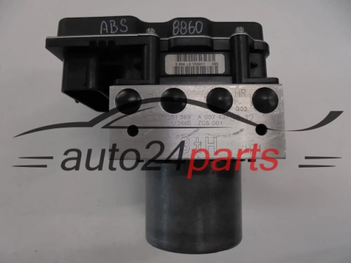 ABS POMPA I STEROWNIK MERCEDES BENZ BOSCH 0265251369, A0074313812, 0265951522
