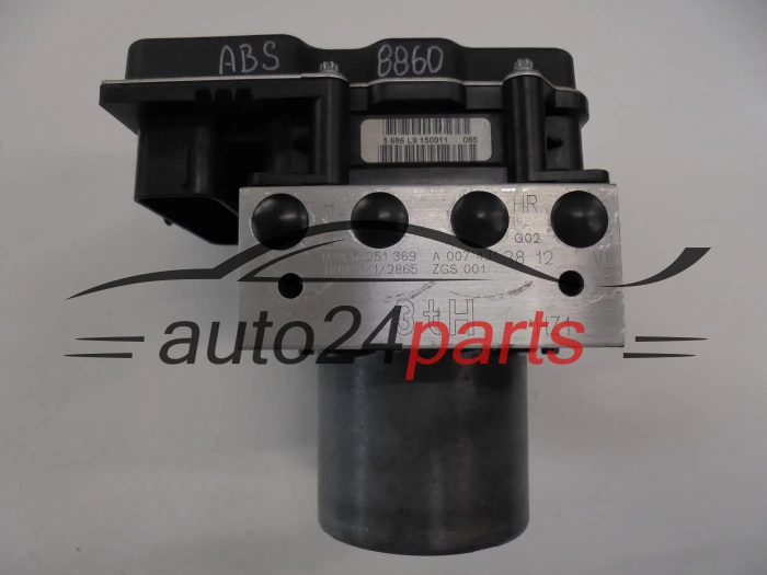 ABS POMPA I STEROWNIK MERCEDES BENZ BOSCH 0265251369, A0074313812, 0265951522