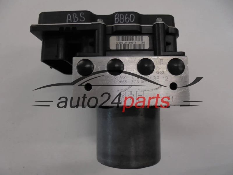 ABS POMPA I STEROWNIK MERCEDES BENZ BOSCH 0265251369, A0074313812, 0265951522