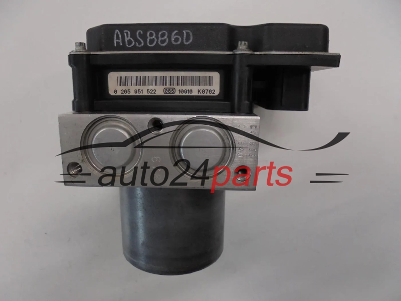 ABS POMPA I STEROWNIK MERCEDES BENZ BOSCH 0265251369, A0074313812, 0265951522