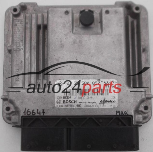 CENTRALINA DO MOTORE OPEL INSIGNIA 2.0 CDTI BOSCH 0 281 018 081, 0281018081, 55 580 857, 55580857