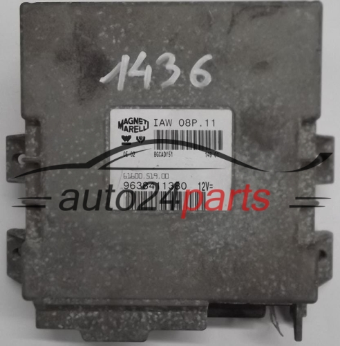 ECU ENGINE CONTROLLER CITROEN JUMPER 2.0 9638411380, IAW 08P.11, IAW08P.11, IAW08P11, 61600.519.00 