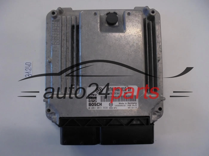 KOMPUTER STEROWNIK SILNIKA VW VOLKSWAGEN T5 2.5 TDI 070906016BH, 070 906 016 BH, BOSCH 0 281 011 838, 0281011838, DIESEL EDC16U1 7002, 1039S08232