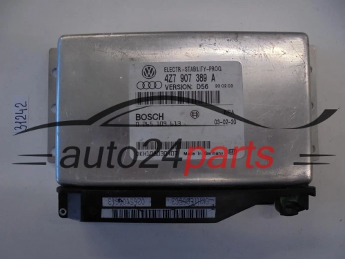 ABS STEROWNIK ESP AUDI ALLROAD 4Z7907389A, 4Z7 907 389 A BOSCH 0265109613, 0 265 109 613