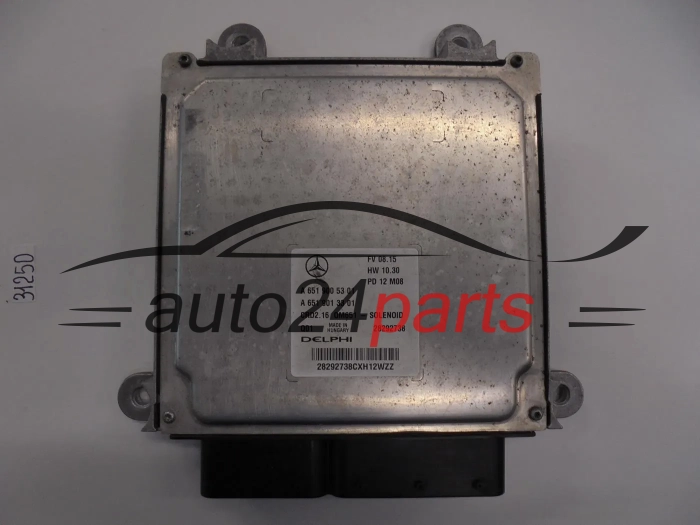 KOMPUTER STEROWNIK SILNIKA MERCEDES Delphi 28292738, A 651 900 53 01, A6519005301, A 651 901 33 01, A6519013301, CRD2.16