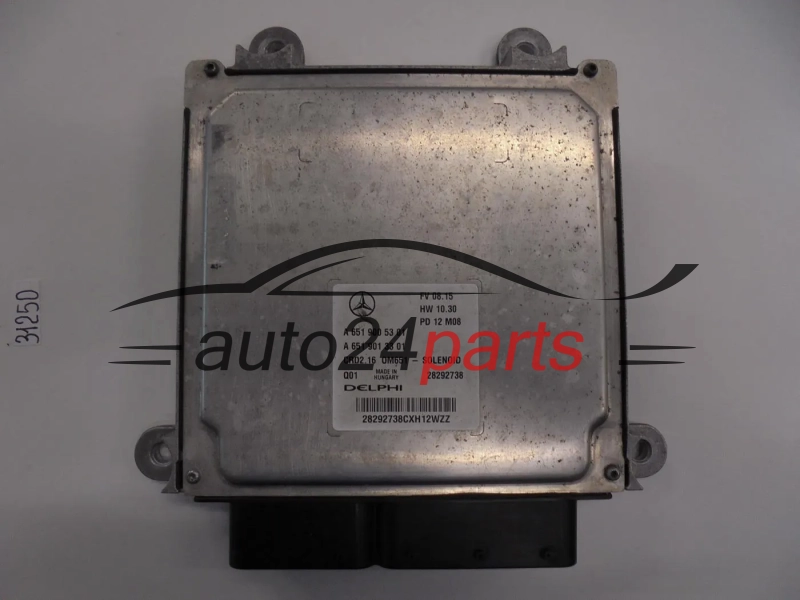 KOMPUTER STEROWNIK SILNIKA MERCEDES Delphi 28292738, A 651 900 53 01, A6519005301, A 651 901 33 01, A6519013301, CRD2.16