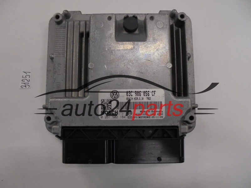 Μονάδα Ελέγχου Κινητήρα VOLKSWAGEN 0261S02184 03C906056CF