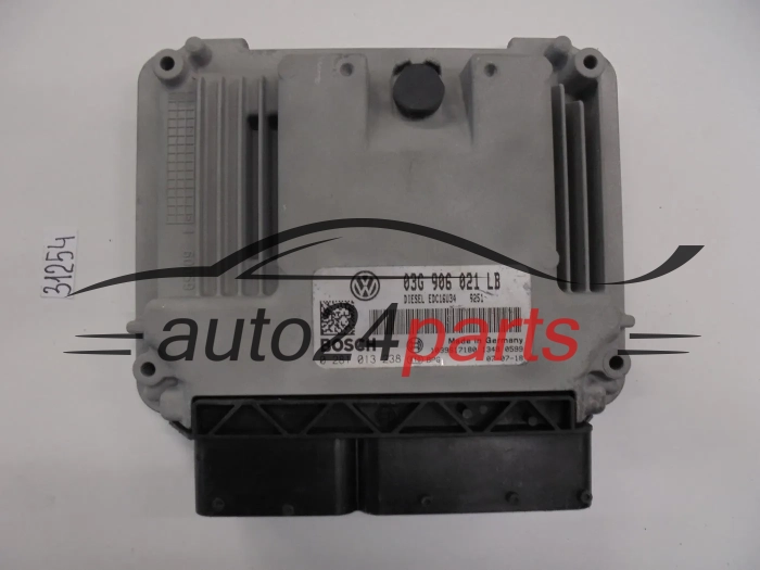 KOMPUTER STEROWNIK SILNIKA SKODA OCTAVIA 1.9 TDI BXE 03G 906 021 LB, 03G906021LB, BOSCH 0 281 013 238, 0281013238, DIESEL EDC16U34