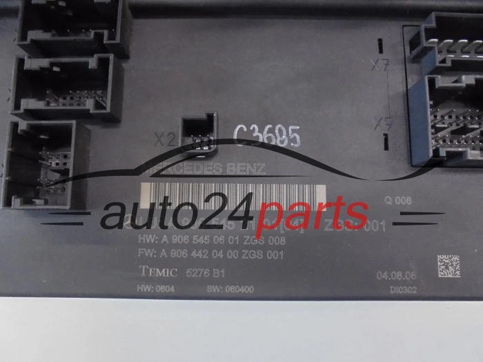 CENTRALITA DE CONFORT MERCEDES BENZ A90654552101