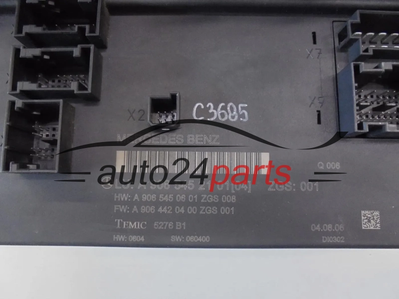 Centralina de comando do sistema confort MERCEDES BENZ A90654552101