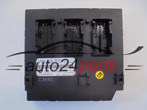 CENTRALKA MODUL STEROWNIK KOMFORTU VW VOLKSWAGEN GOLF TOURAN HELLA 5DK 009 653-00, 5DK00965300, 1K0 937 086, 1K0937086