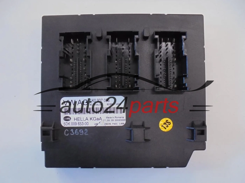 CENTRALKA MODUL STEROWNIK KOMFORTU VW VOLKSWAGEN GOLF TOURAN HELLA 5DK 009 653-00, 5DK00965300, 1K0 937 086, 1K0937086