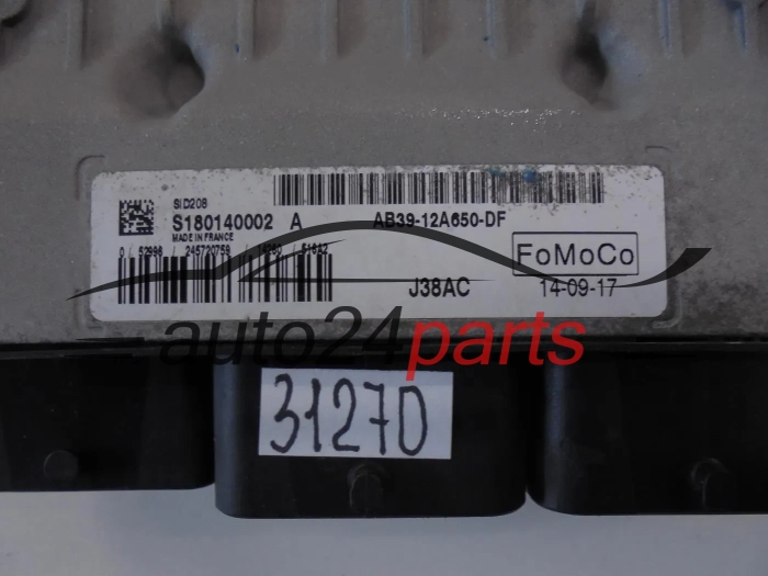CALCULATEUR MOTEUR   FORD AB39-12A650-DF AB3912A650DF S180140002A