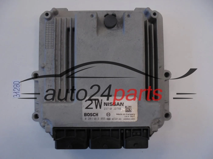 KOMPUTER STEROWNIK SILNIKA NISSAN QASHQAI 2.0 DCI BOSCH 0281013855, 0 281 013 855, 23710JD78B 2W, 23710-JD78B, 23710 JD78B