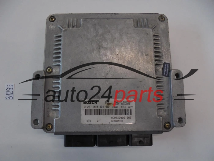 Centralita de motor RENAULT 0281010894 8200051666