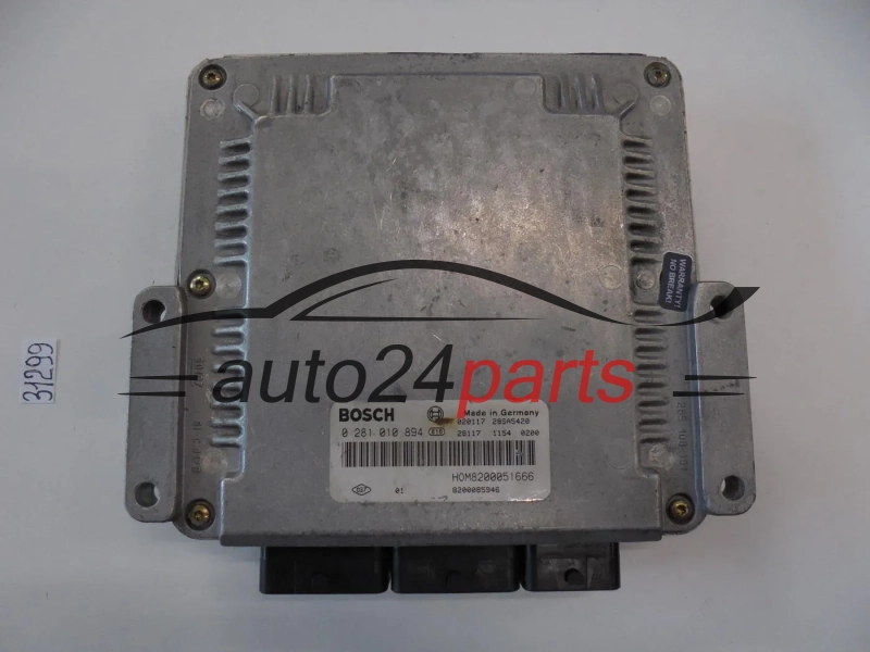 Centralita de motor RENAULT 0281010894 8200051666