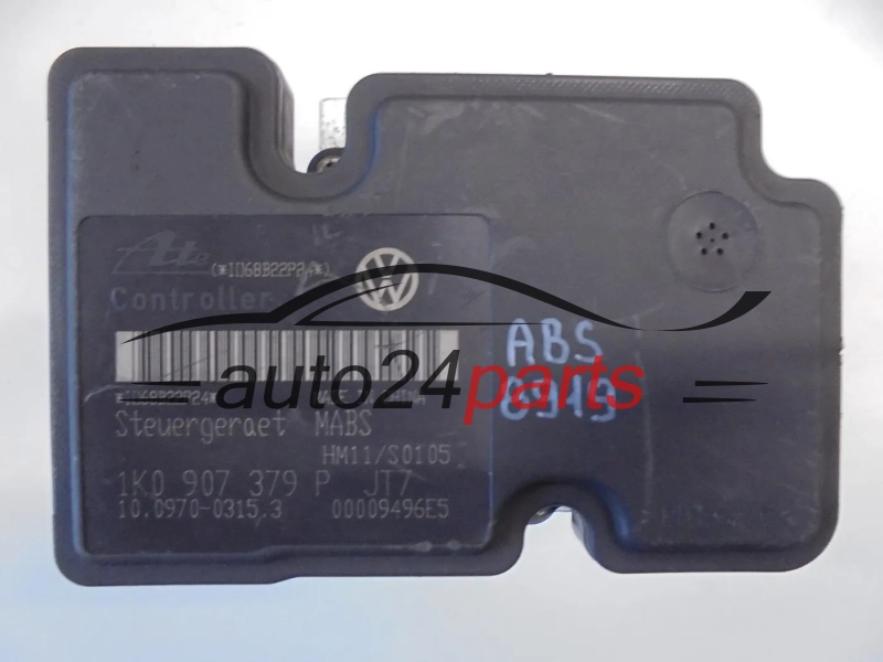 Abs pompa centralina VOLKSWAGEN AUDI SEAT SKODA 1K0 614 117 H, 1K0614117H, ATE 10.0207-0107.4, 10020701074, 1K0 907 379 P, 1K0907379P, ATE 10.0970-0315.3, 10097003153