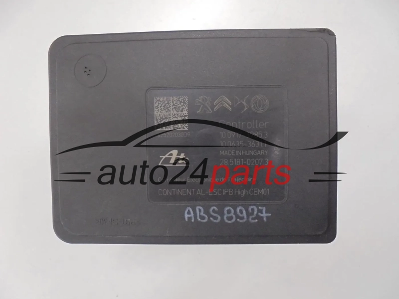 POMPE ABS ET CALCULATEUR CITROEN PEUGEOT OPEL FIAT 9860815480 10.0917-3985.3 10091739853