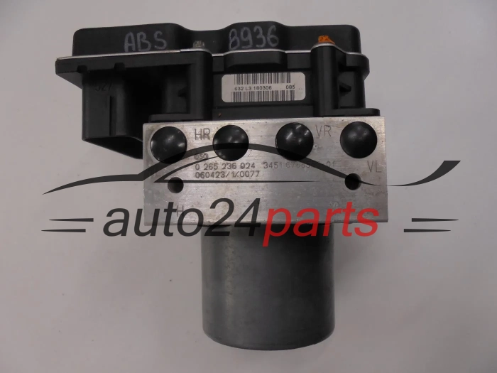 Αντλία αβς BMW 5 E60 61 BOSCH 0 265 236 024, 0265236024, 3451 6768550-01, 3451676855001, 0 265 950 668, 0265950668, 3451 6775746-01, 3451677574601