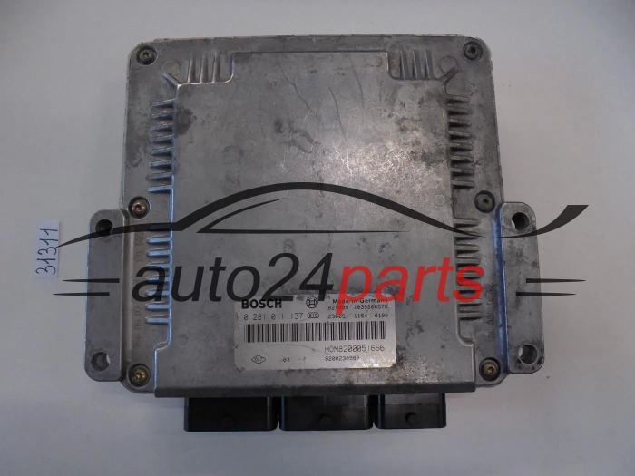 Sterownik silnika Renault Kangoo 1.9 DCI 0281011137 HOM8200051666