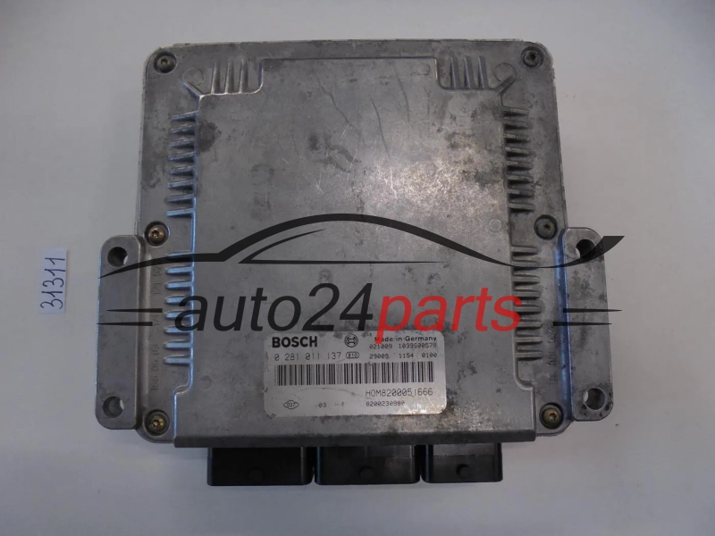 Sterownik silnika Renault Kangoo 1.9 DCI 0281011137 HOM8200051666
