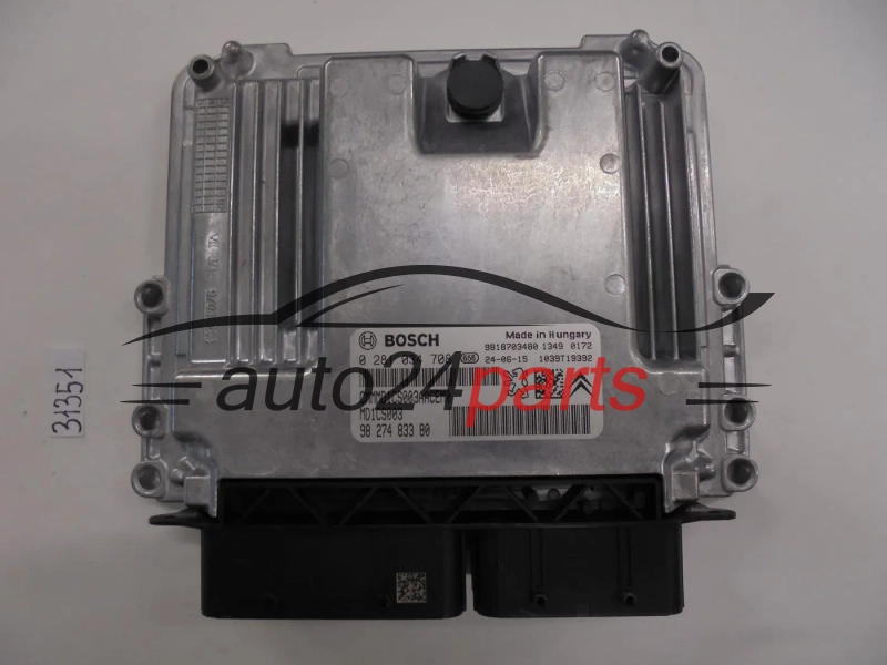 ECU Engine Controller CITROEN PEUGEOT 0281034708 9827483380