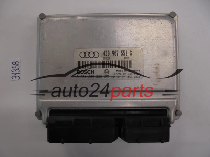 Μονάδα Ελέγχου Κινητήρα AUDI 0261206380 4B0907551G