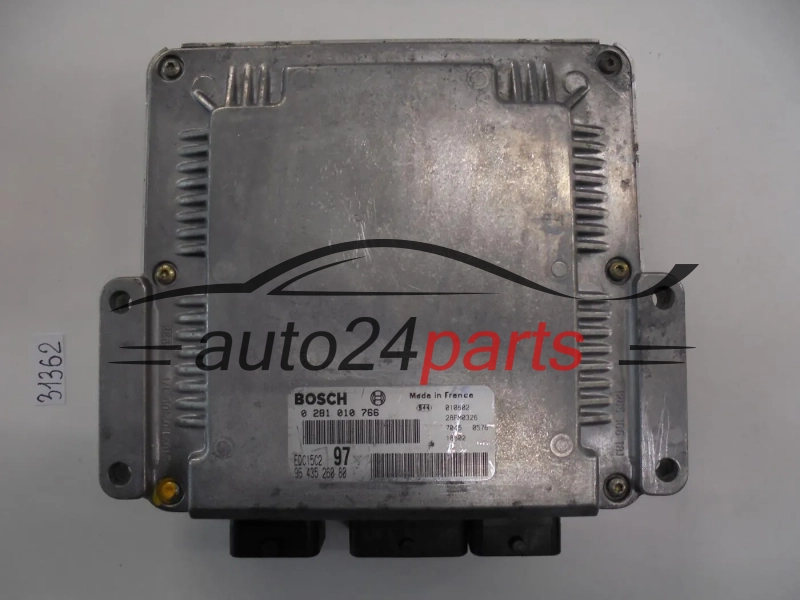 KOMPUTER STEROWNIK SILNIKA CITROEN PEUGEOT 2.0 HDI BOSCH 0 281 010 766, 0281010766, 96 435 260 80, 9643526080
