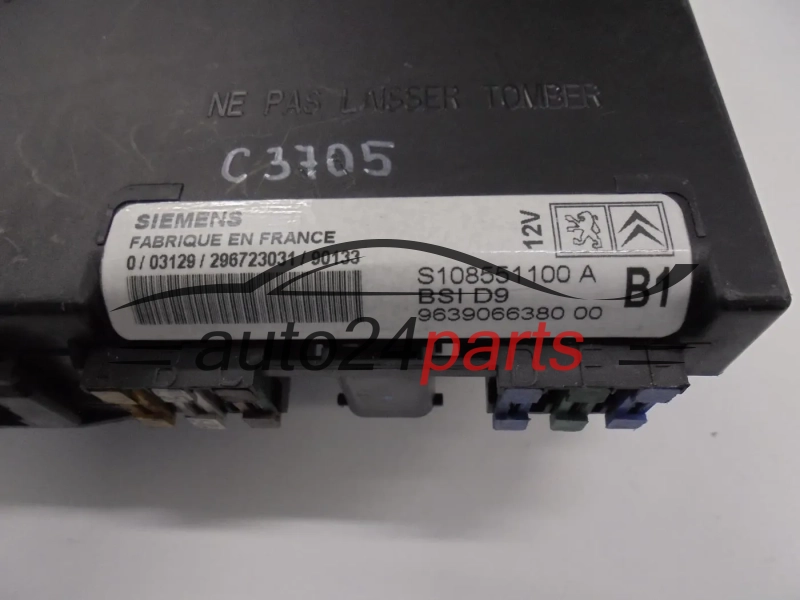 COMFORT CONTROL MODULE CITROEN PEUGEOT S108551100A 9639066380