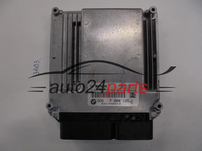 KOMPUTER STEROWNIK SILNIKA BMW 0281014575 DDE7808125, 7808125