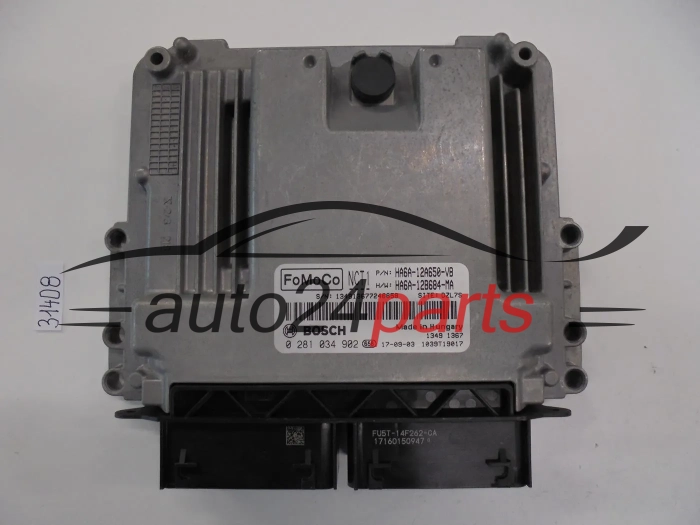 KOMPUTER STEROWNIK SILNIKA FORD FIESTA 1.5 TDCI BOSCH 0 281 034 902, 0281034902, HA6A-12A650-VB, HA6A12A650VB