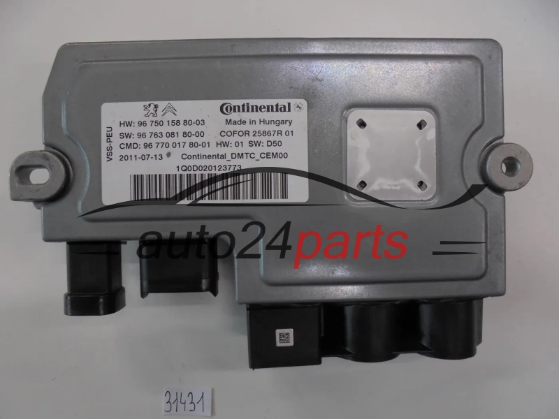 Sterownik silnika Citroen Peugeot 1.6 HDI 967501588003 967630818000