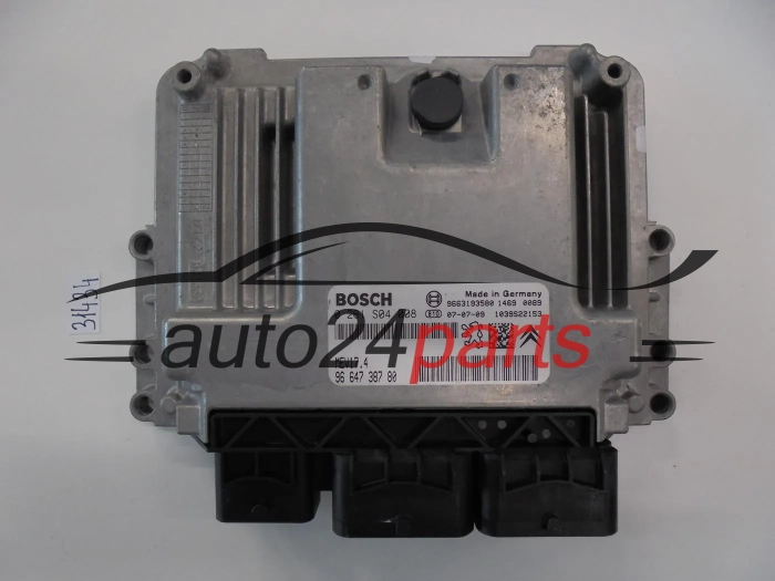 Sterownik silnika Peugeot 207 1.6 0261S04008 9664738780 – zdjęcie 2
