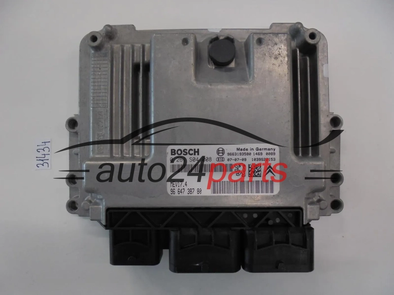 Sterownik silnika Peugeot 207 1.6 0261S04008 9664738780 – zdjęcie 2
