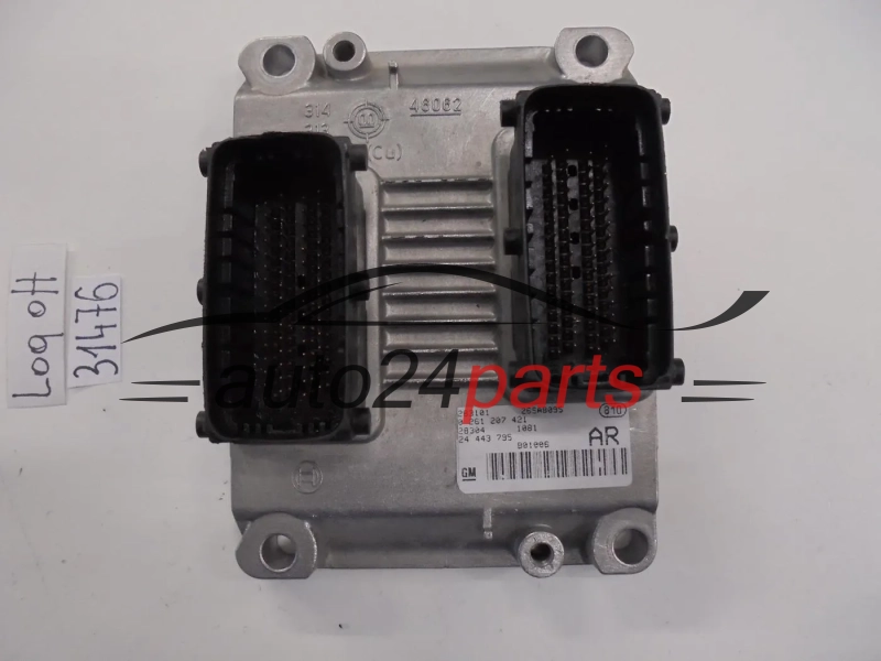 Sterownik silnika Opel Corsa C 1.0 Z10XE 0261207421 24443795AR
