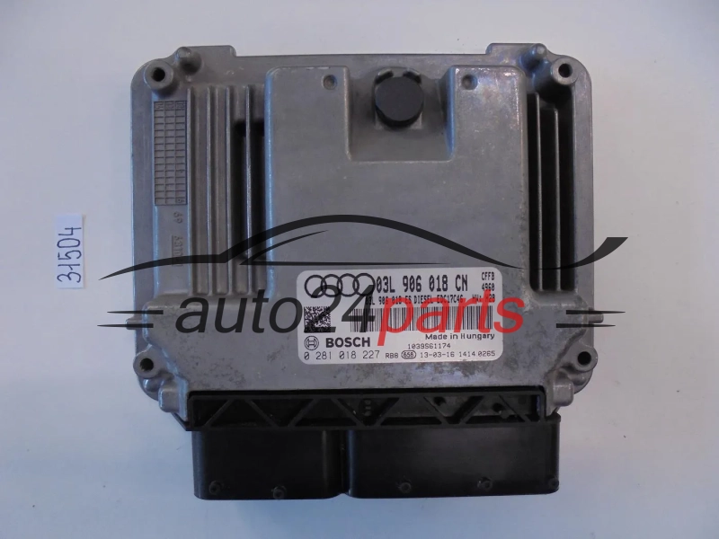 Komputer sterownik silnika Audi 0281018227 03L906018CN EDC17C46